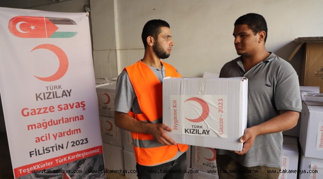  KIZILAY TONLARCA YARDIMINI GAZZE İÇİNE ULAŞTIRDI