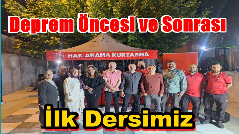 AFAD'a Bağlı Hak Arama Kurtarma Gönüllüleri Güngören'de Deprem Farkındalığı Eğitimi Verdi