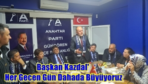 ANAHTAR PARTİ GÜNGÖREN İLÇE TEŞKİLATI 1. YIL BULUŞMASINI GERÇEKLEŞTİRDİ