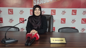 SAADET PARTİSİ TRABZON İL KADIN KOLLARI BAŞKANI SEBANUR ÇELİK: 
