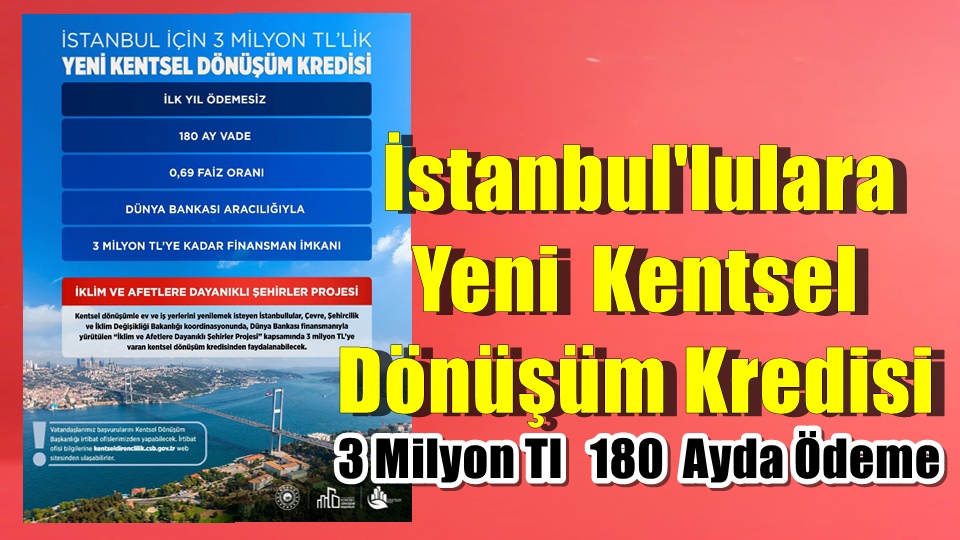 Kentsel dönüşümde yeni dönem: 3 milyon TL destek, 180 ay vade
