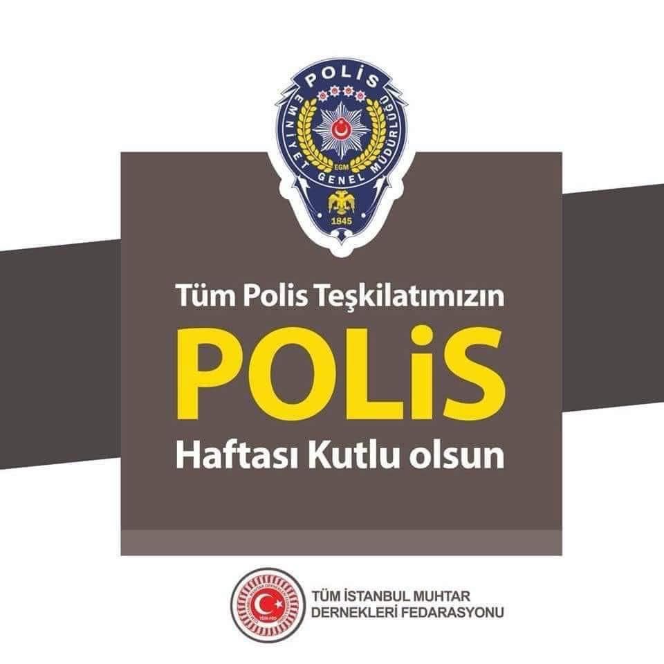 Türk Polis Teşkilatı 181. Kuruluş Yıldönümü ve Polis Haftası Mesajı