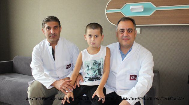 8 YAŞINDAKİ HASTANIN KAFATASINDAN 7 CM’LİK TÜMÖR ÇIKARILDI