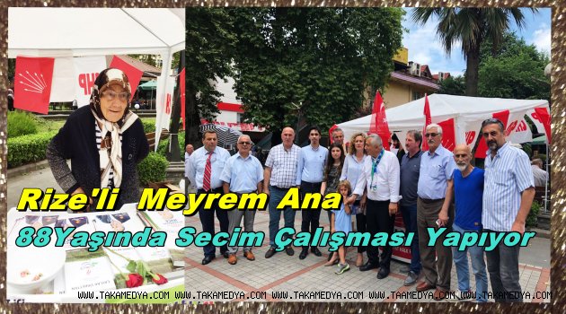 88 Yaşındaki Anne Oğlu İcin Kapı Kapı Gezip Secim Çalışması Yapıyor