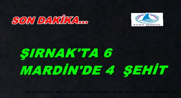 ACI HABER PEŞ PEŞE GELDİ 10 ŞEHİT