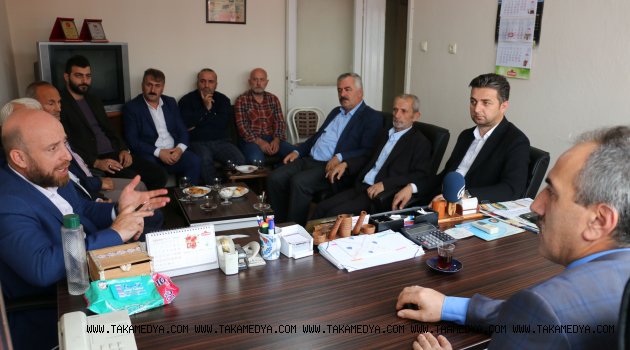 Ak Parti yönetiminden Of Medya Derneğine ziyaret