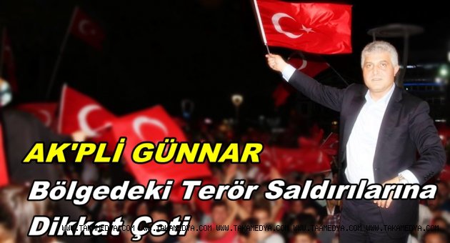 AKPLİ VEKİL GÜNNAR 'KARADENİZ ÜZERİNDEKİ TERÖR OLAYLARINA DİKKAT ÇEKTİ