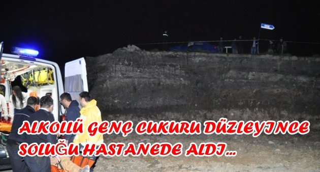 ALKOLLU GENÇ UÇTU AMA KONMASI AĞIR OLDU
