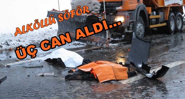 ALKÖLLÜ ŞÖFÖR DEHŞET SACTI...