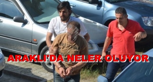 Araklı sapığı yakayı ele verdi