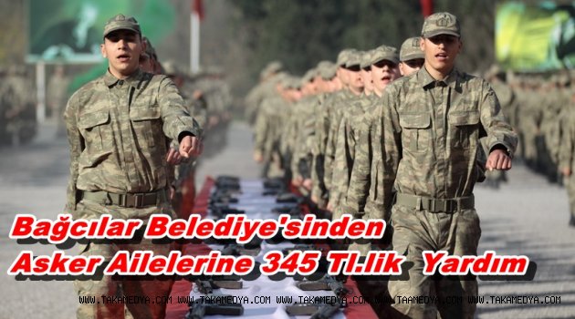  Asker ailelerine her ay 345 TL yardım