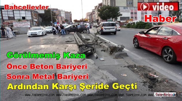 Bahcelievlerde Görünmez Kaza