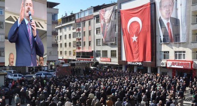 BAKAN SOYLU OF,TA HALKA SESLENDİ