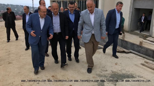 Bakan Turan ve Başkan Gümrükçüoğlu yatırımları değerlendirdi