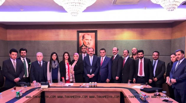 BALTA, PAKİSTAN BASIN HEYETİNİ TBMM'DE KABUL ETTİ