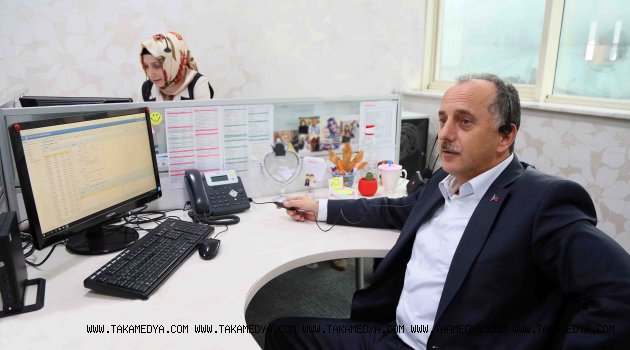 “Başkan Çağırıcı Çağrı Merkezi’nde telefonları cevapladı ‘’