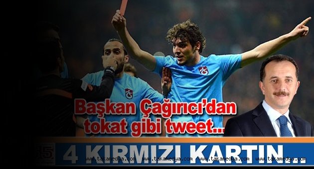 Başkan Çağırıcı’dan tokat gibi tweet...
