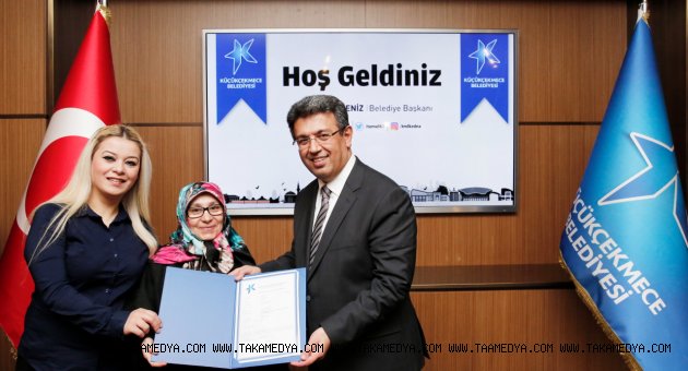 BAŞKAN KARADENİZ’DEN KÜÇÜKÇEKMECELİ ESNAFA RUHSAT