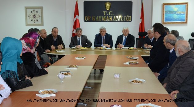BAŞKAN SARIALİOĞLU OKUL AİLE BİRLİĞİ BAŞKANLARIYLA BULUŞTU