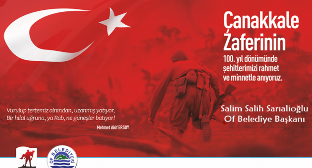 Başkan Sarıalioğlu'ndan "18 Mart Çanakkale Zaferi" Mesajı