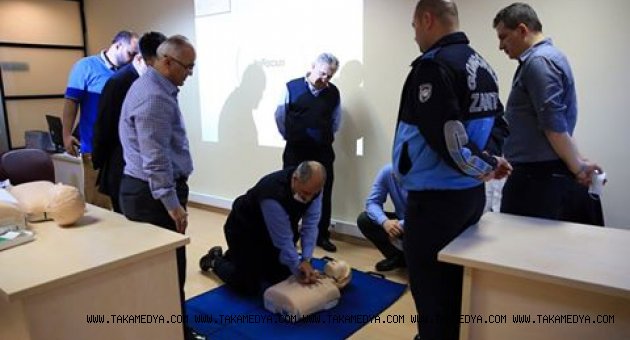 BELEDİYEDEN PERSONELİNE İLK YARDIM EĞİTİMİ!