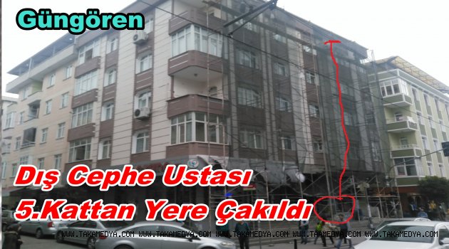 Beşinci Kattan Düştü Ölümden Döndü