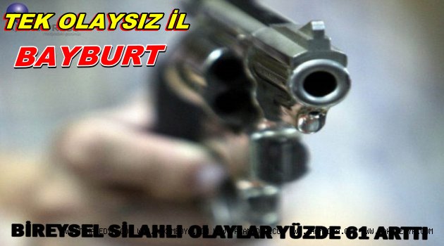  BİREYSEL SİLAHLI OLAYLAR YÜZDE 61 ARTTI