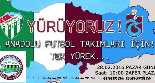 BTDF'den Bursa'da Büyük Yürüyüş