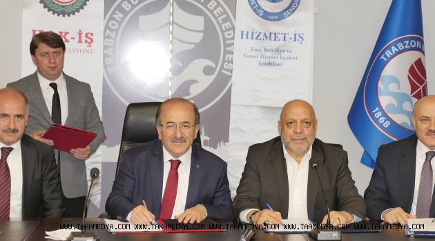 Büyükşehir Belediyesinde Toplu İş Sözleşmesi imzalandı