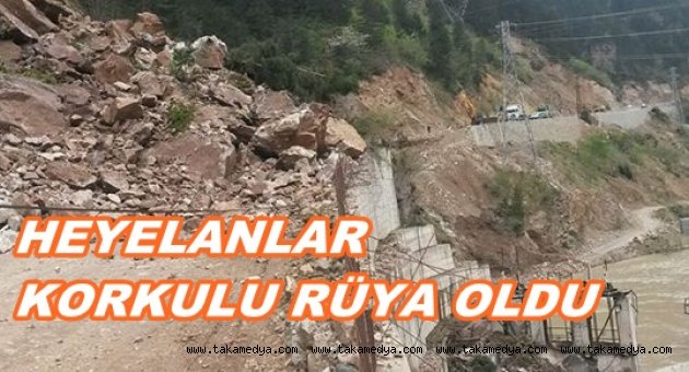 Çaykara'da Heyelan! - VİDEO HABER