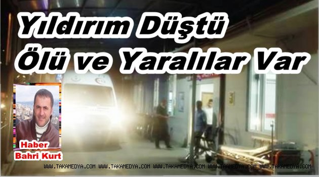Çaykara'ya Yıldırım Düştü 1 Ölü 3 Yaralı