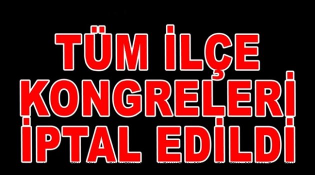 CHP Genel Merkezi'nden ilçelere faks çekildi…. Seçimler iptal..