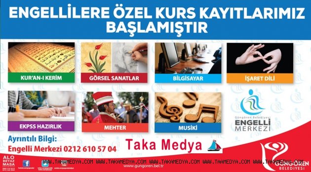 ENGELLİ VATANDAŞLARIMIZA ÖZEL KURSLAR