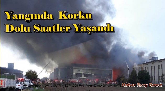 Esenyurtta Fabrika Yangını