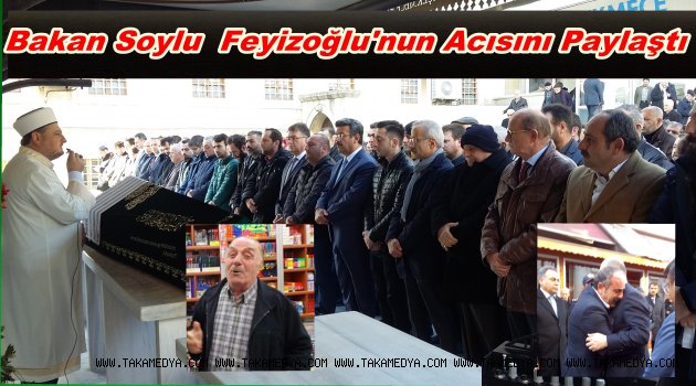 Bakan Soylu Feyizoğlu'nun Acı Gününde Yanındaydı