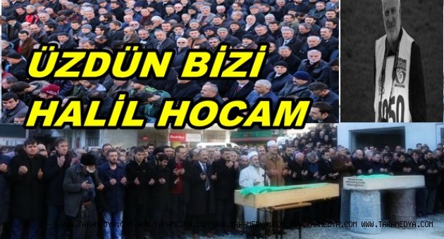 GAZETECİ HALİL BAYRAM'A SON GÖREV