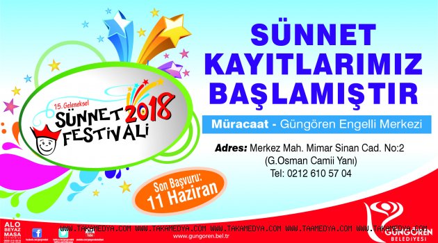  GÜNGÖREN’DE SÜNNET KAYITLARI BAŞLADI