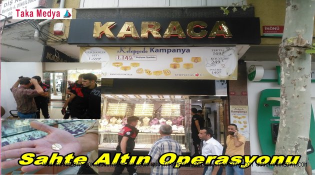 Güngören'de Sahte Altın'a Suç Üstü..