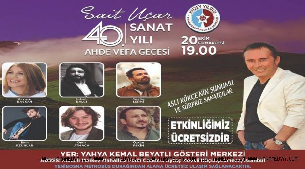 HayDen Sait Uçar'ın 40. Sanat Gecesine