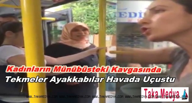 Kadınların Münübüste koltuk Kavgası