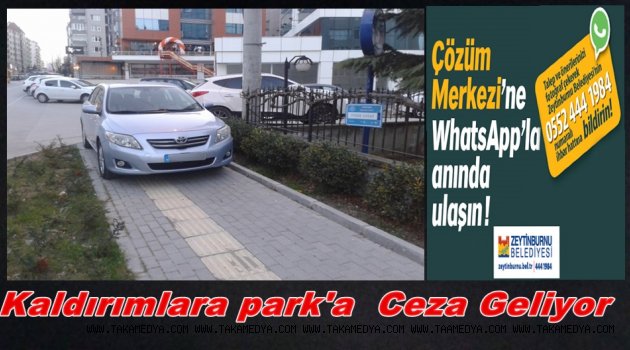 Kaldırımlara Araç Parkına Ağır Ceza Geliyor