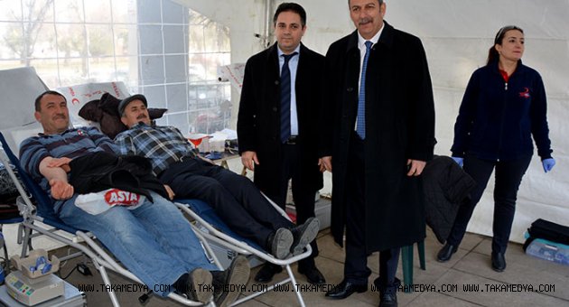 Kan Bağışı Seferberliğine Belediyeden Destek.