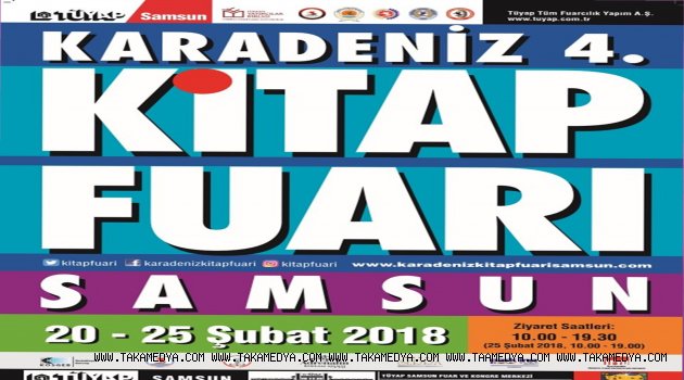 KARADENİZ 4. KİTAP FUARI SAMSUN’DA KİTAP SEVERLERİ BEKLİYOR