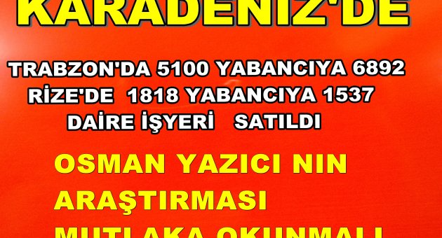 KARADENİZ PARCA PARCA SATILIYORMU!!!