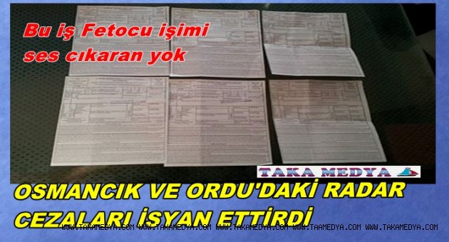 KARADENİZ'DE RADAR CEZASI İSYAN ETTİRDİ