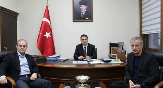 Kaymakam Dervişoğlu'na Hayırlı olsun ziyareti