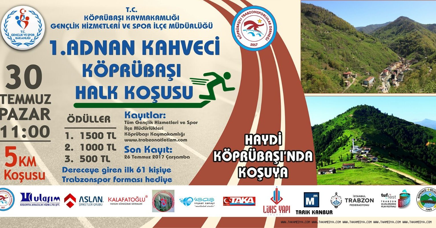  Köprübaşı İçin Koşacaklar