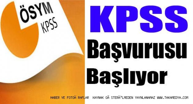 KPSS başvuruları başladı