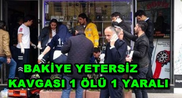 Kuyumcuda ''yetersiz bakiye'' kavgası: 1 ölü 1 yaralı
