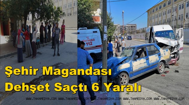 Maganda Sürücü Öğrenci Servisini Biçti 6 Yaralı